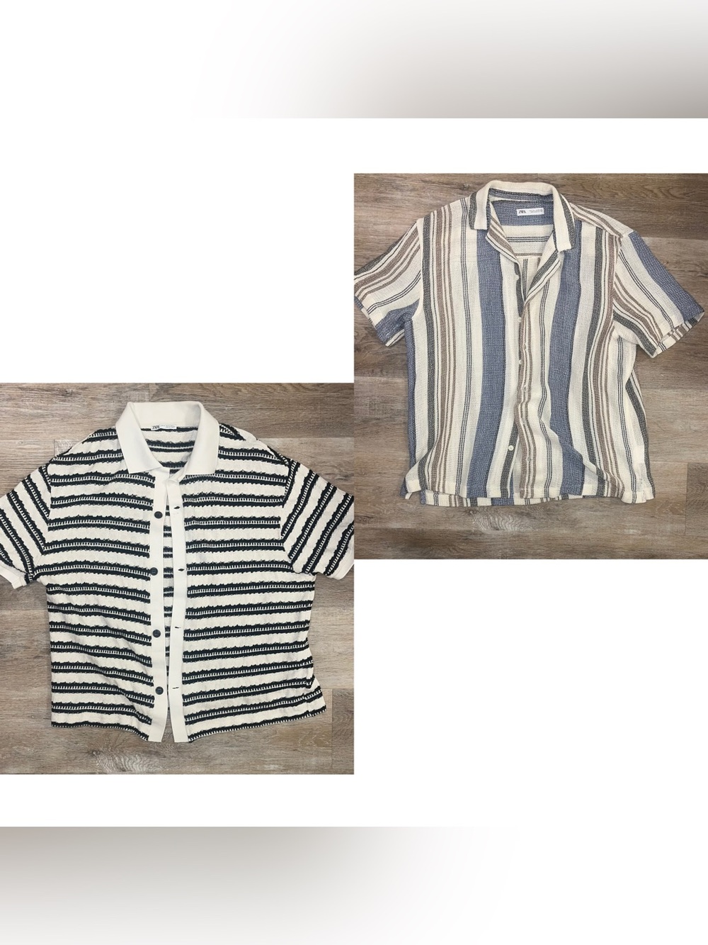 Lot of two Zara shirts